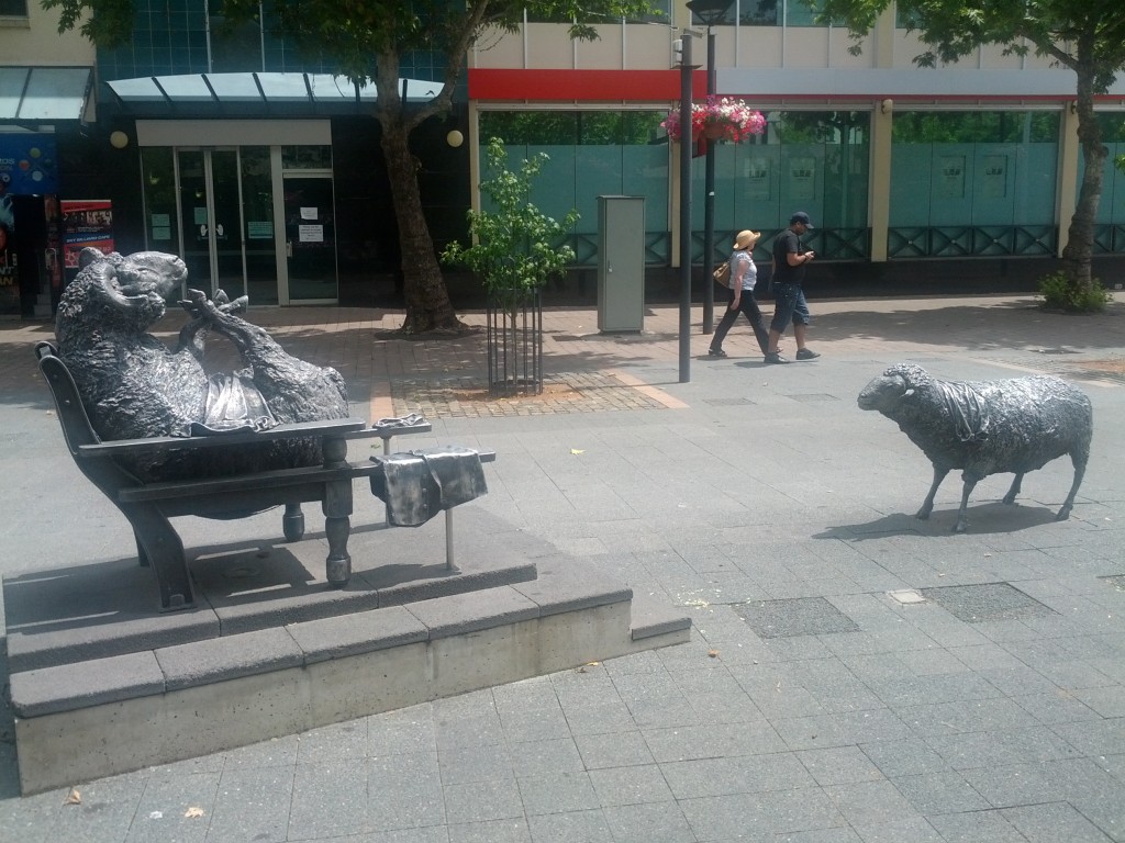 The Aussies can never make fun of us Kiwis and sheep again... at least we don't have THIS in our capital city O_o