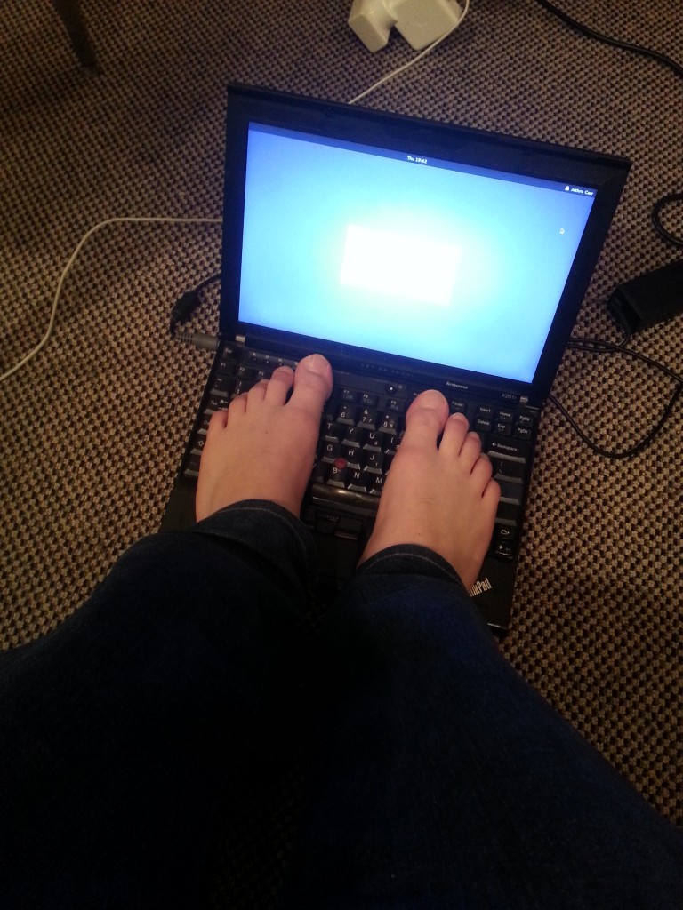 In event of a Wellington winter, your Thinkpad can double as a heating device.