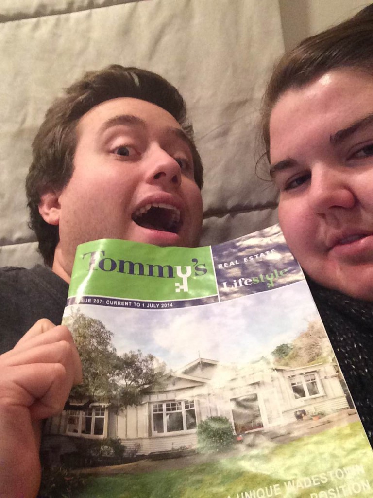 Our future home is on the front page of the latest Tommy's magazine.... too late buyers, it's our now!